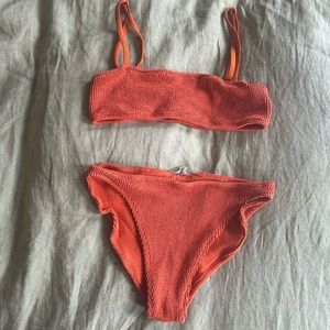 YouSwim Tangerine Poise Standard Bottom two-piece bathing suit